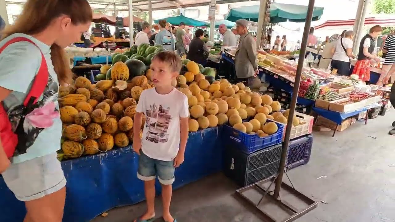 🇹🇷 Alanya Turkey fishmarket and tuesday market 4k Walkingtour @TravelwithHugoF