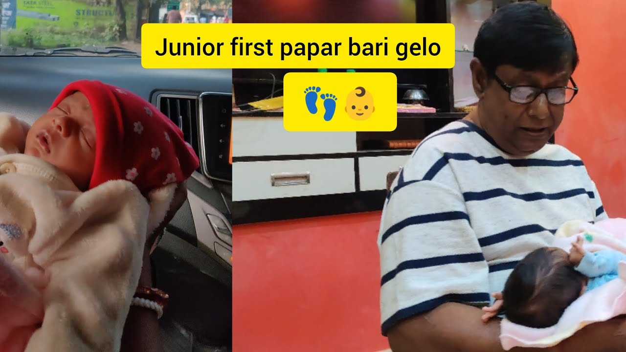 Junior’s First Visit to Papa’s House 🏡 | Sweet Family Moments