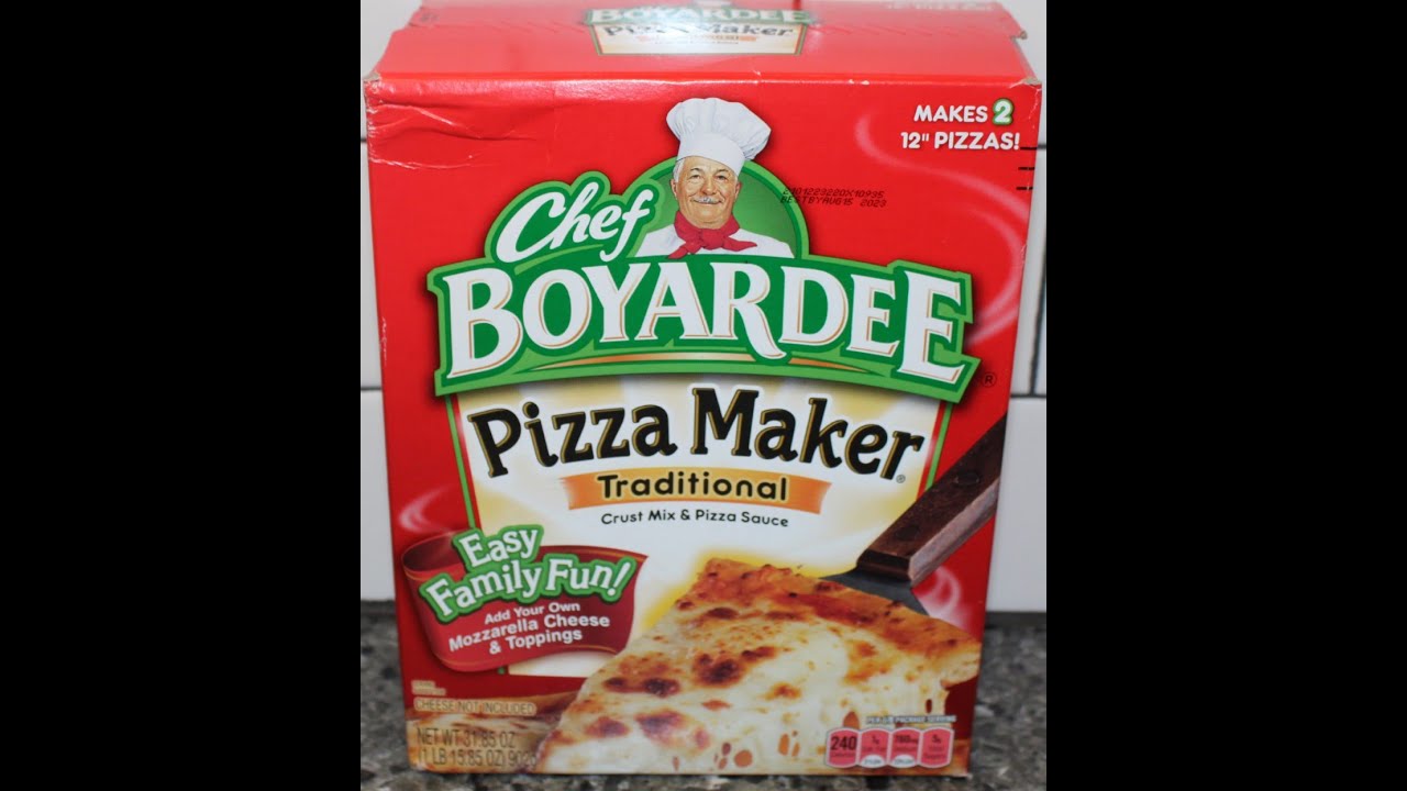 Chef Boyardee Pizza Maker Traditional Review