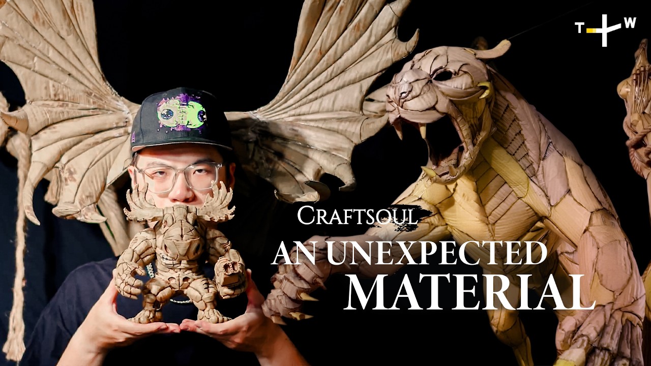 Turning Cardboard Boxes Into Fascinating Sculptures | Craftsoul