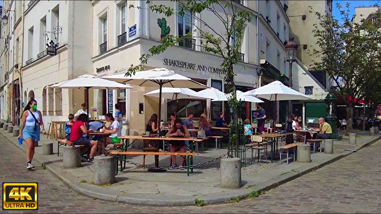 Rue de la Bûcherie,  Rue de la Huchette, Quartier Saint-Michel - Paris Walking Tour