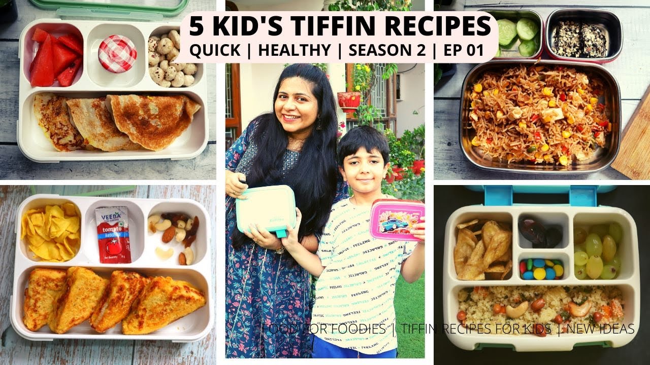 5 Back to school | Indian Tiffin Recipes | #lunchboxideas #lunchboxrecipes #kidslunchbox