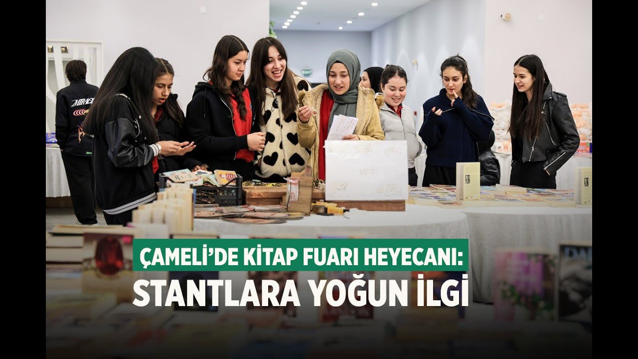 Çameli’de kitap fuarı heyecanı: Stantlara yoğun ilgi
