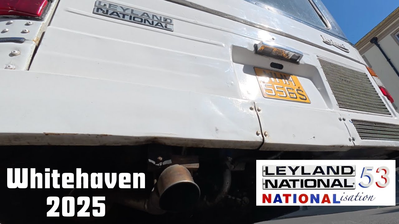 Leyland National 53 Nationalisation Rally Event Whitehaven 2025   #bus