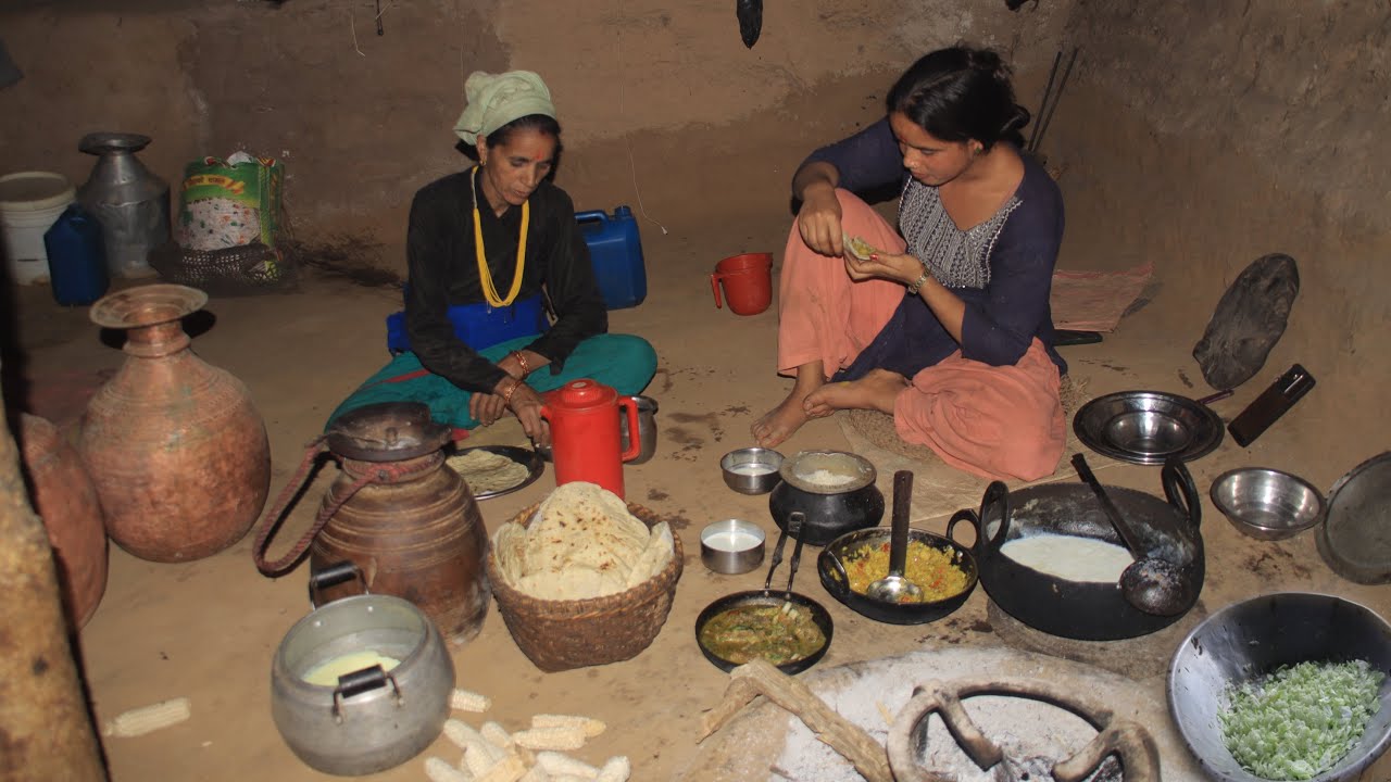 Traditional Village Cooking | Daughter-in-Law Makes Organic Meal