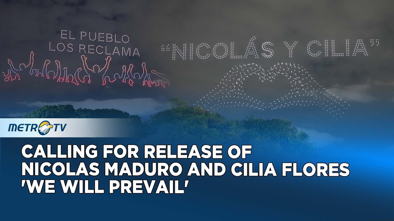 Drone Show in Venezuela Projects Message of Freedom for Nicol&aacute;s Maduro and Cilia Flores