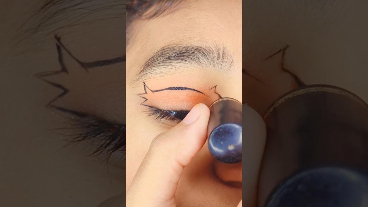 Creative eyeliner tutorial || Eyeliner styles for hooded eyeliner #shorts #eyeliner