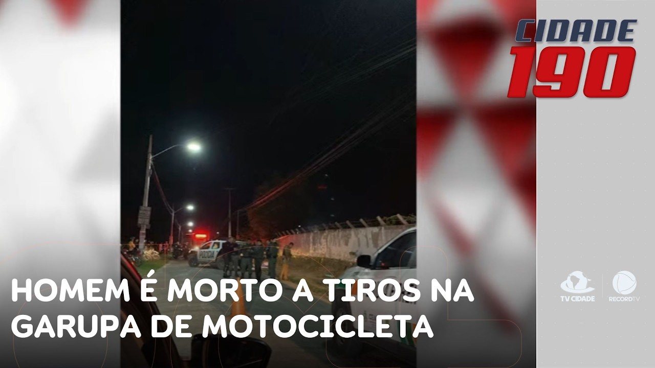 Homem é morto a tiros na garupa da motocicleta do filho; bandidos fugiram em seguida | Cidade 190