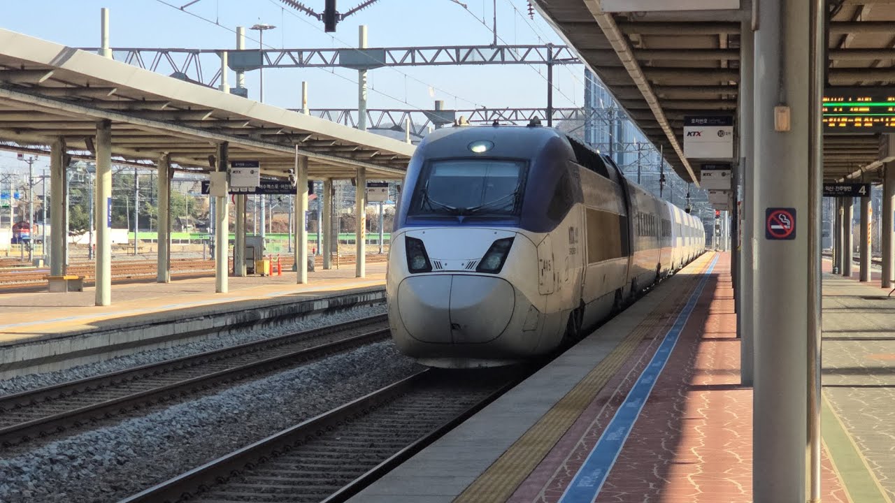 (20260117) 여수엑스포발 서울행 KTX-산천 514 순천역 진입 麗水エキスポ発ソウル行きKTX山川514順天駅進入