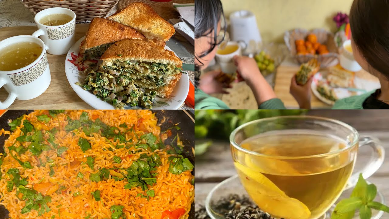 Living with Duh Dairies | What We Eat in a Day (simple & easy meals ) sandwich 🥪, Noodles,Padiñ