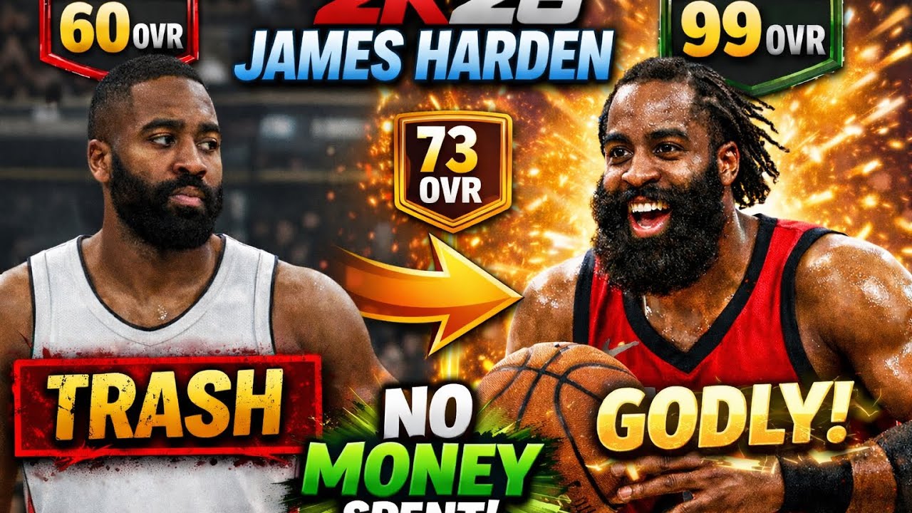 PRIME James Harden 60-99 NO money spent live 2k26