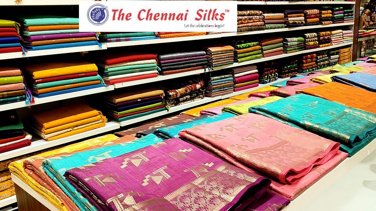 Chennai Silks Ramzan Collection Tusser Raw Silk Soft Light Weight Saree collection 