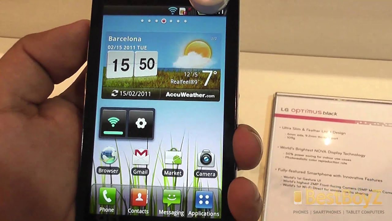 #MWC | Hands-on: LG P970 OPTIMUS BLACK | BestBoyZ