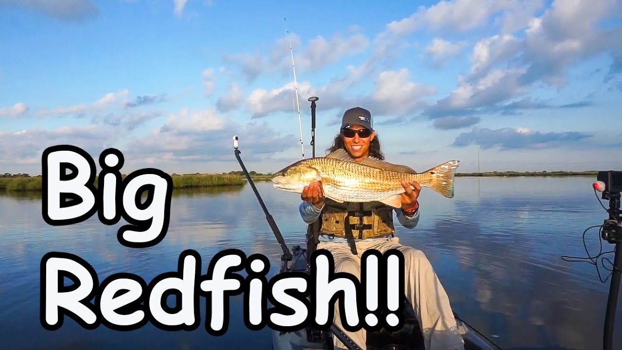Kayak Fishing for Redfish in Venice Louisiana - The ANGLR Tour