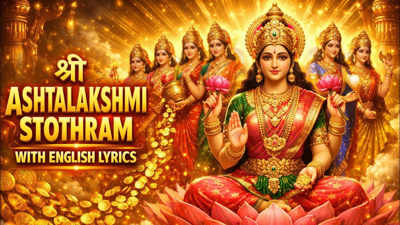 Ashta Lakshmi Stotram | For Wealth, Prosperity & Abundance| sumanasa vandita sundari mādhavi