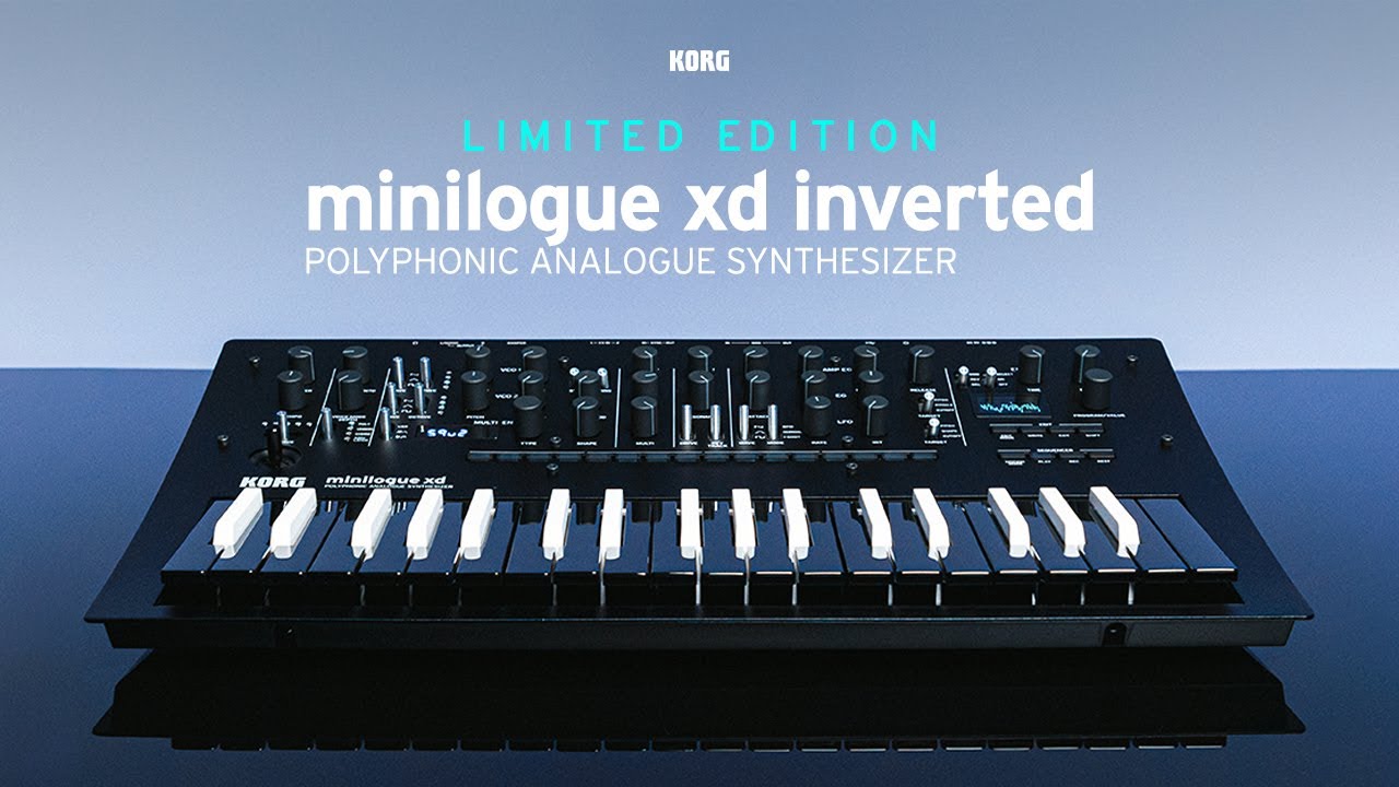 Limited Edition minilogue xd inverted - First Look