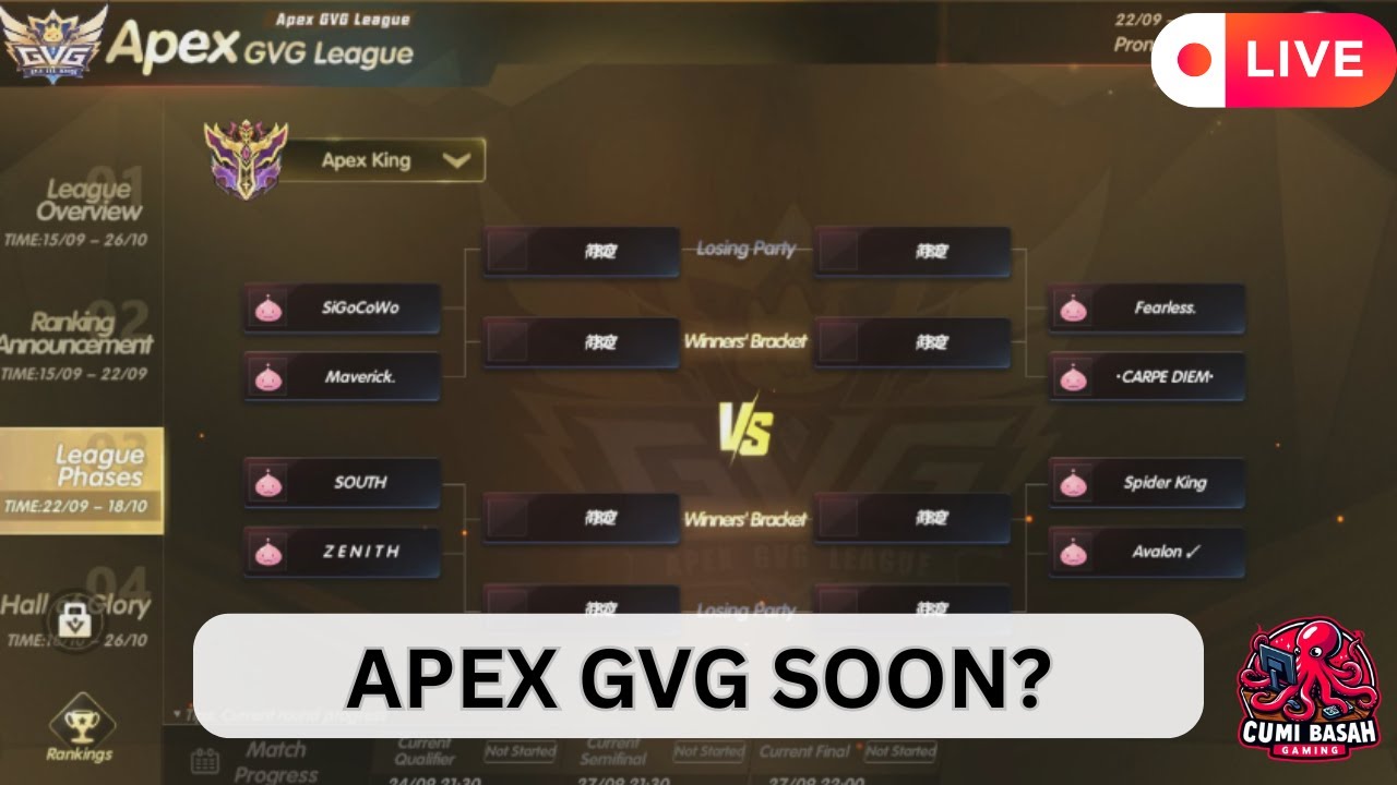 [LIVE] (ID/EN) KVM BEFORE APEX GVG LEAGUE! | RAGNAROK X NEXT GENERATION