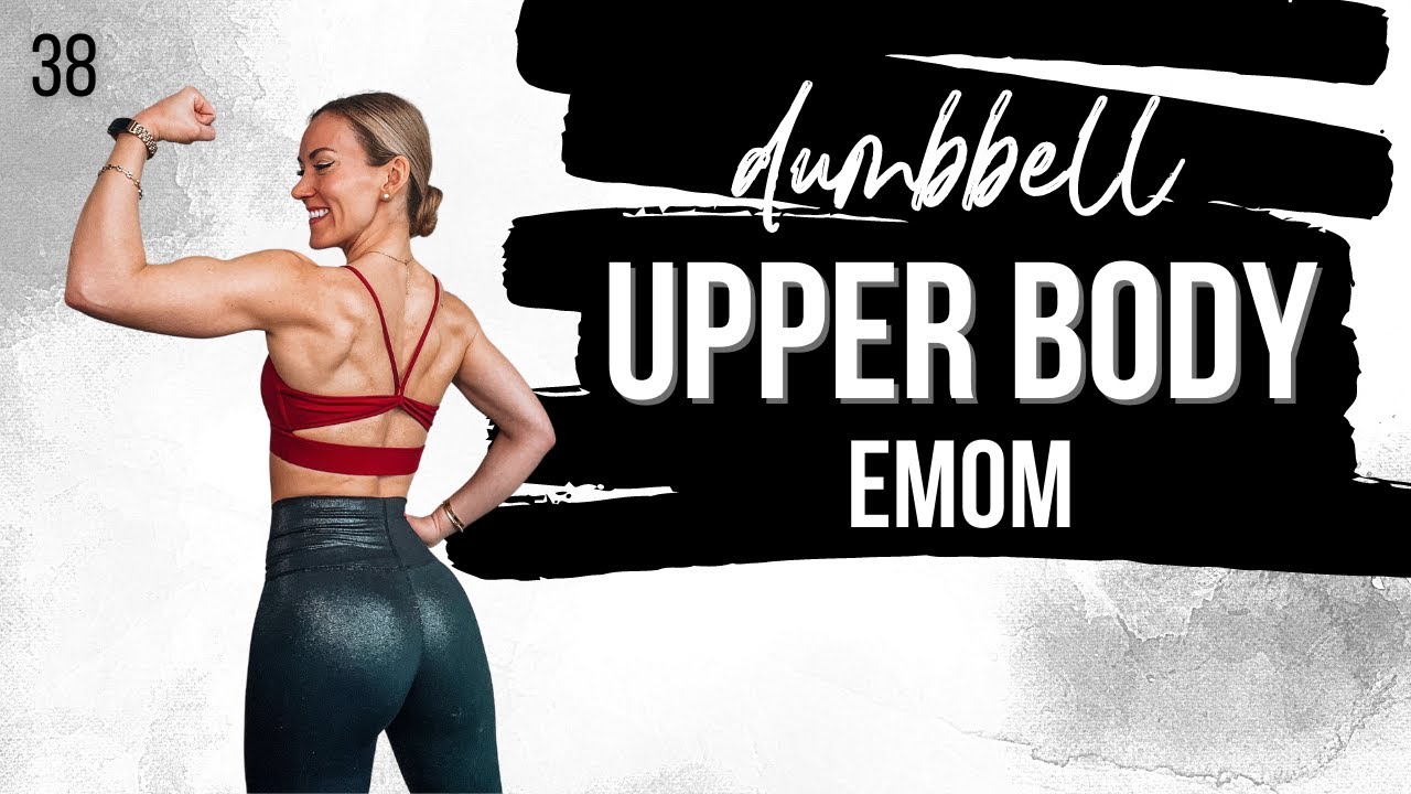 🔥 FIRE UPPER BODY EMOM Workout at Home With Dumbbells | STRONG SUMMER DAY 38