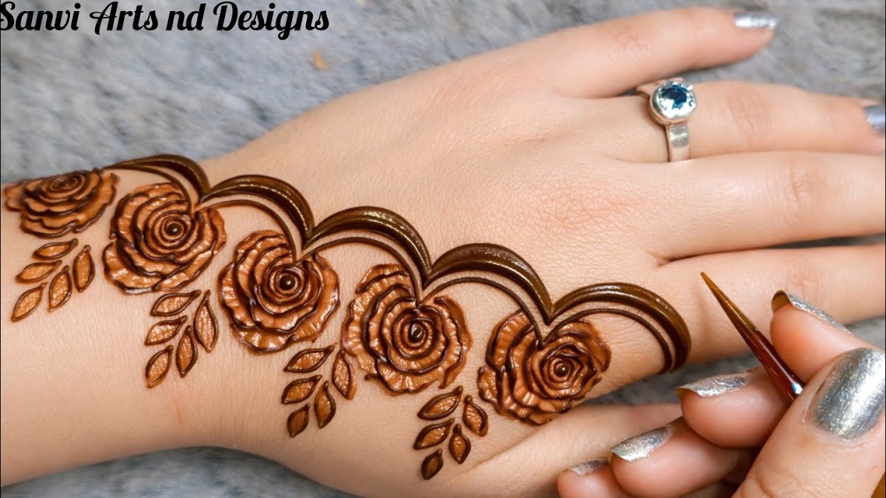 Eid Special Mehndi Design 2026 Step by Step for beginners||Simple Easy Mehndi design |Heena|mehndi 