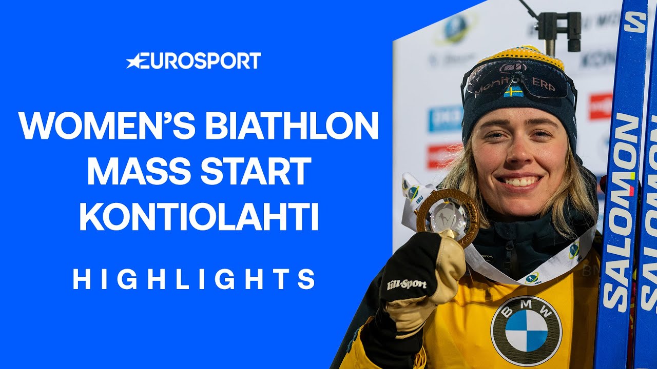 Elvira Oeberg Wins Women&rsquo;s 12.5km Mass Start In Style 🤩 | World Cup Biathlon Highlights