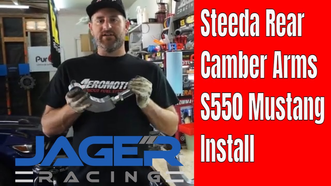 Steeda Rear Camber Arms on a S550 Mustang