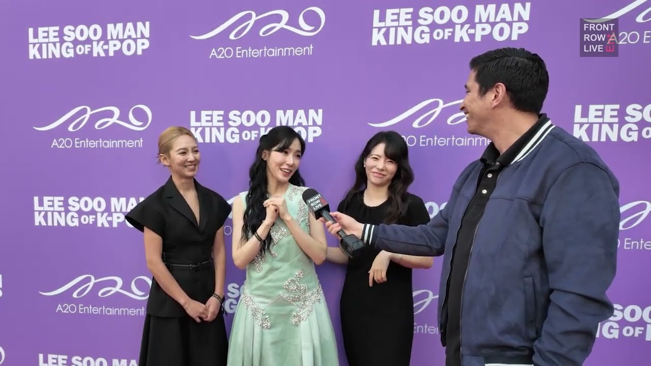 Интервью с Girls’ Generation (소녀시대) на премьере фильма «Ли Су Ман — король K-POP» в Лос-Анджелесе