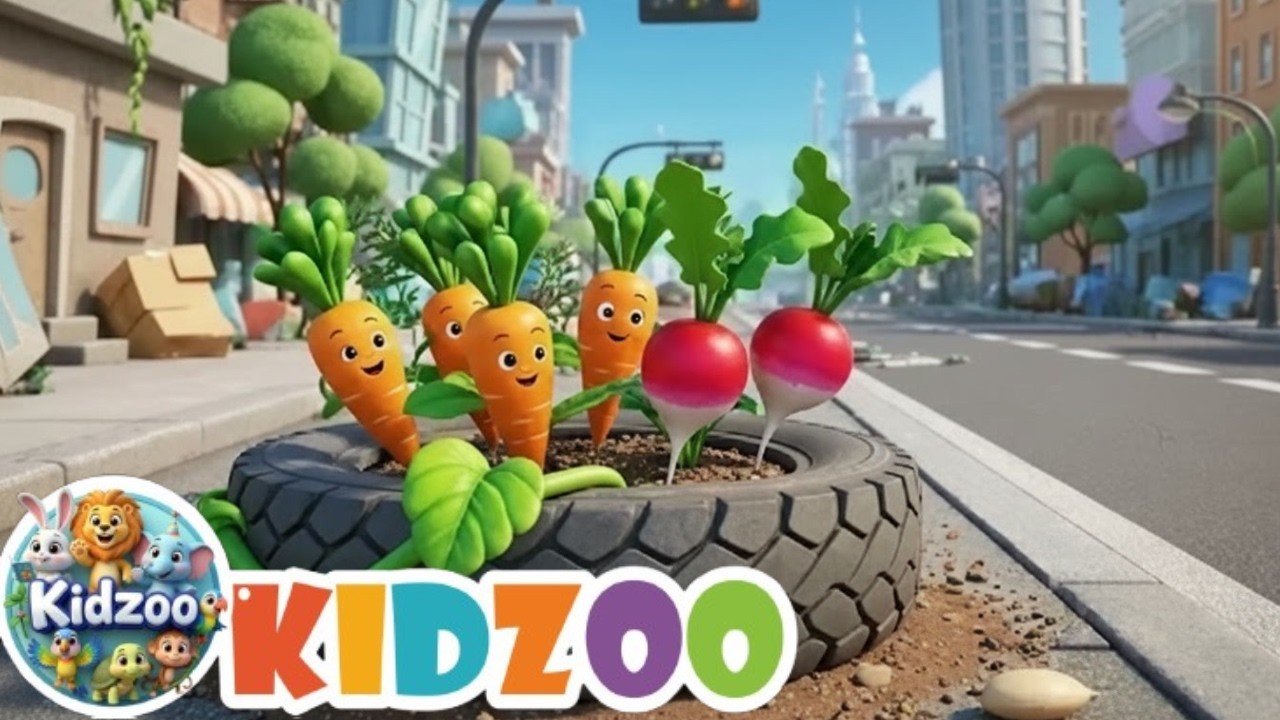 The Garden Where Dreams Blossom 🦋 Kids Music Video | Kidzoo Nursery Rhymes