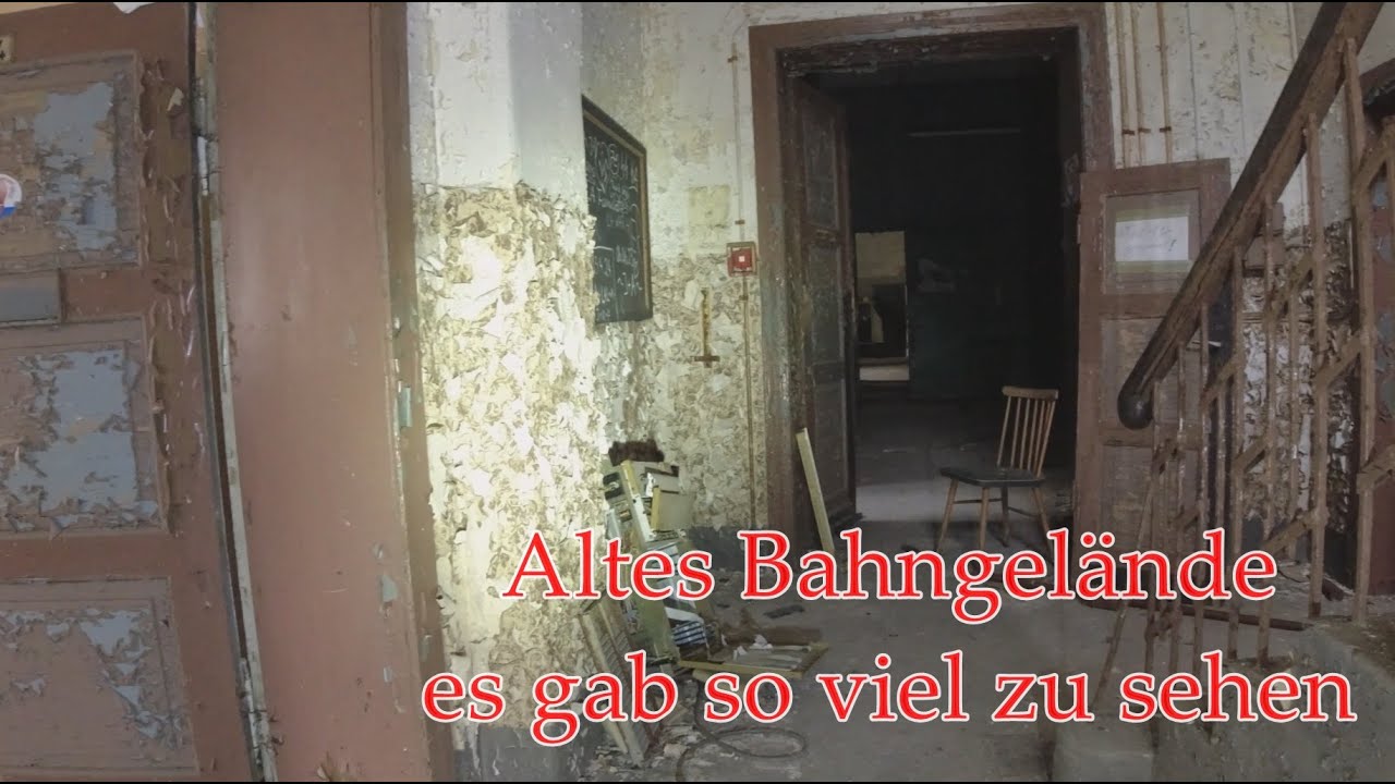 Altes Bahngelände es gab viel zu entdecken