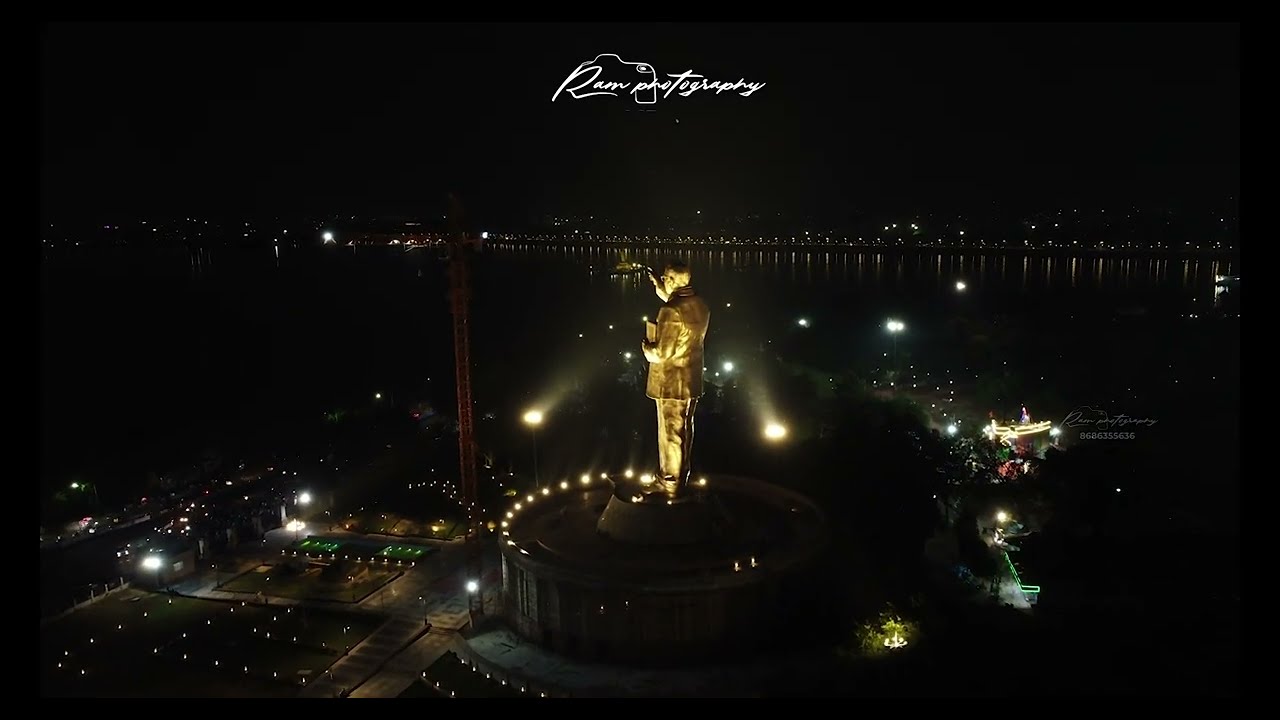 DR. B R Ambedkar's 125-feet statue unveiled in Hyderabad / Drone View / Ram photography