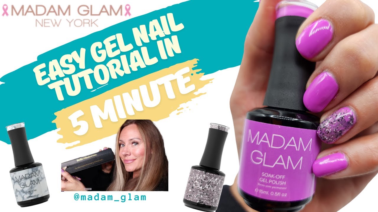 Madam Glam Professional Gel Polish Review / DIY Gel Nails