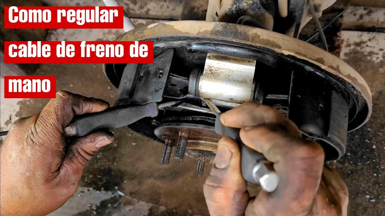 Regulacion del cable de freno de mano de Toyota Hilux
