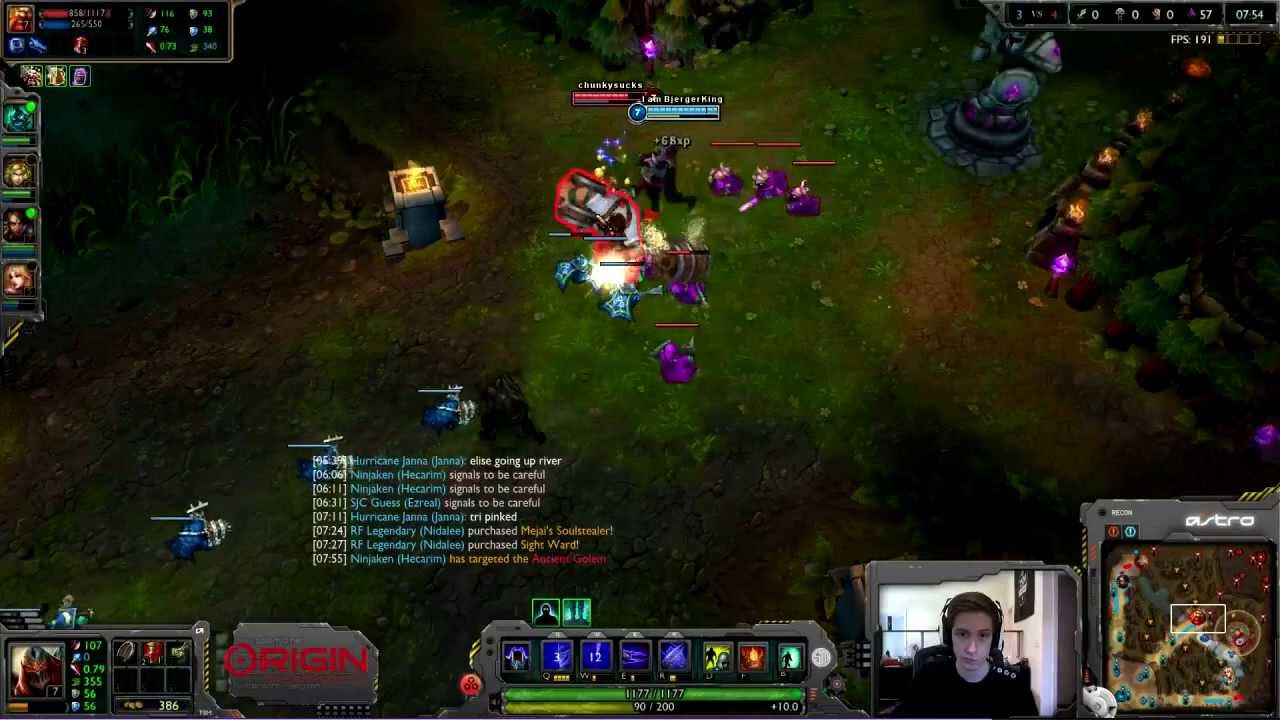 Bjergsen sick Zed outplay.