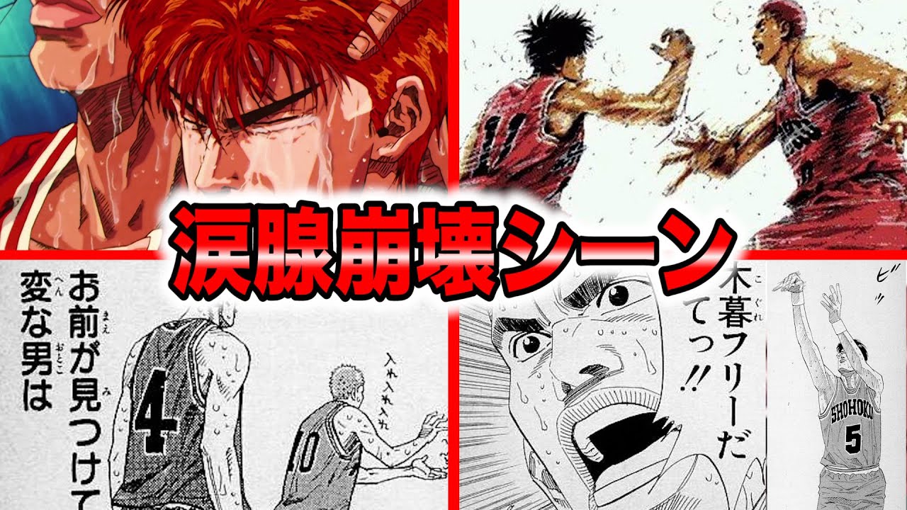 【スラムダンク】泣かずに見るのは不可能!スラムダンクの感動名シーンTOP5【ゆっくり解説】