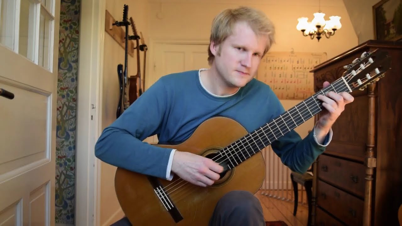 Maria Luisa - Julio Salvador Sagreras (Acoustic Classical Fingerstyle Guitar Cover by Jonas Lefvert)