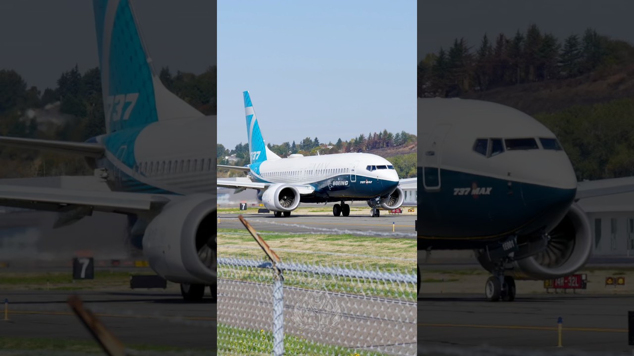 Boeing Company 737 MAX 7 Taxi At Boeing Field 👋