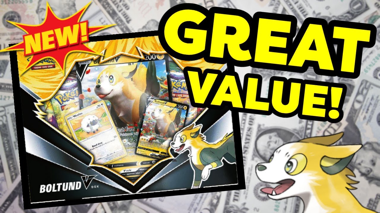 The BRAND NEW Pokemon TCG Boltund V Box Is A Great Value!
