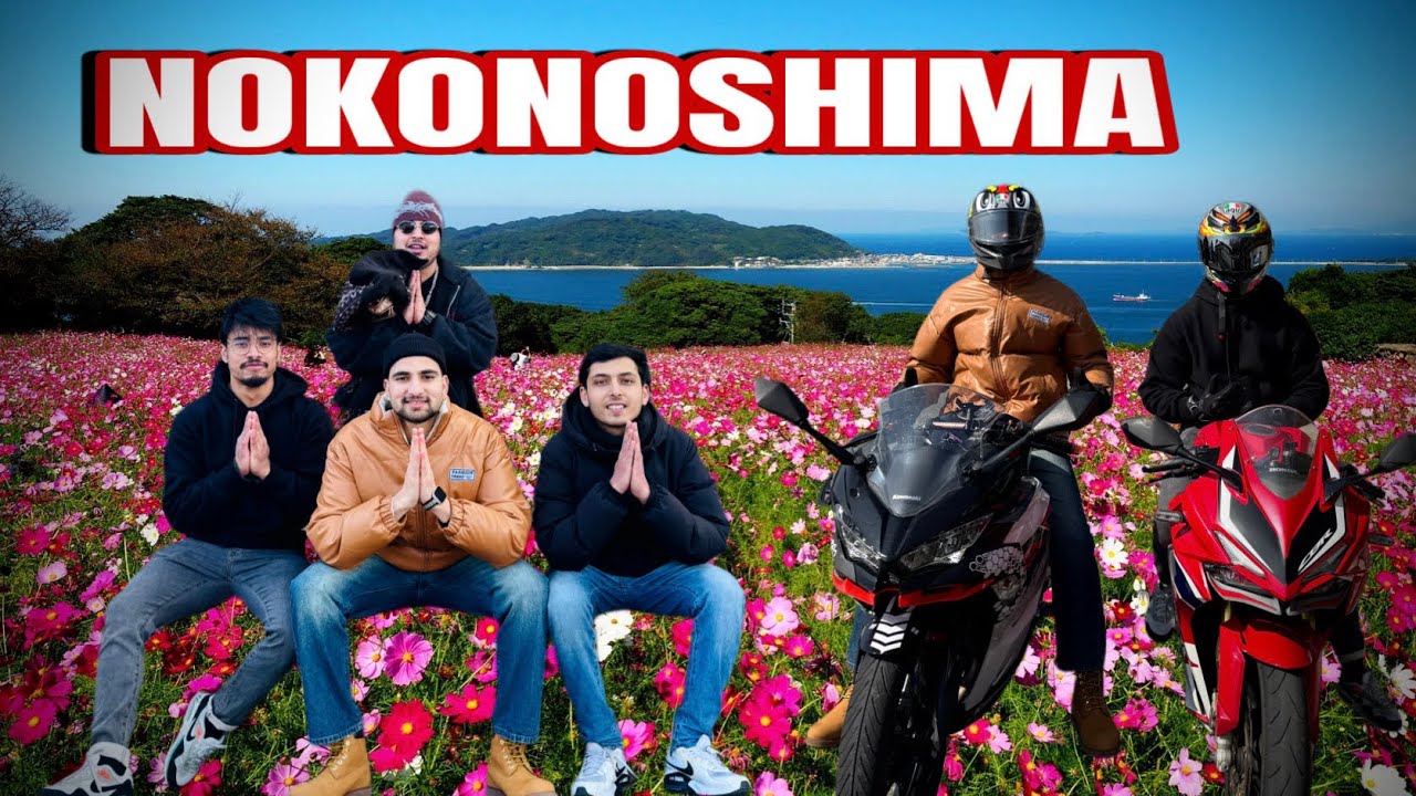 Japan Hidden Paradise 🌸 Nokonoshima Island Bike Ride#nepal #japan #motovlog #viralvideo 
