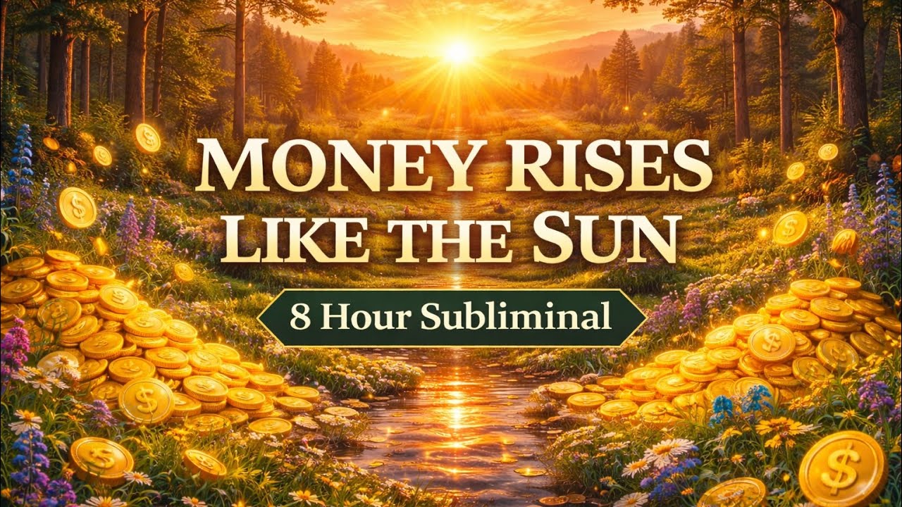 🌞💰 MONEY RISES LIKE THE SUN 💵 8 Hour Subliminal