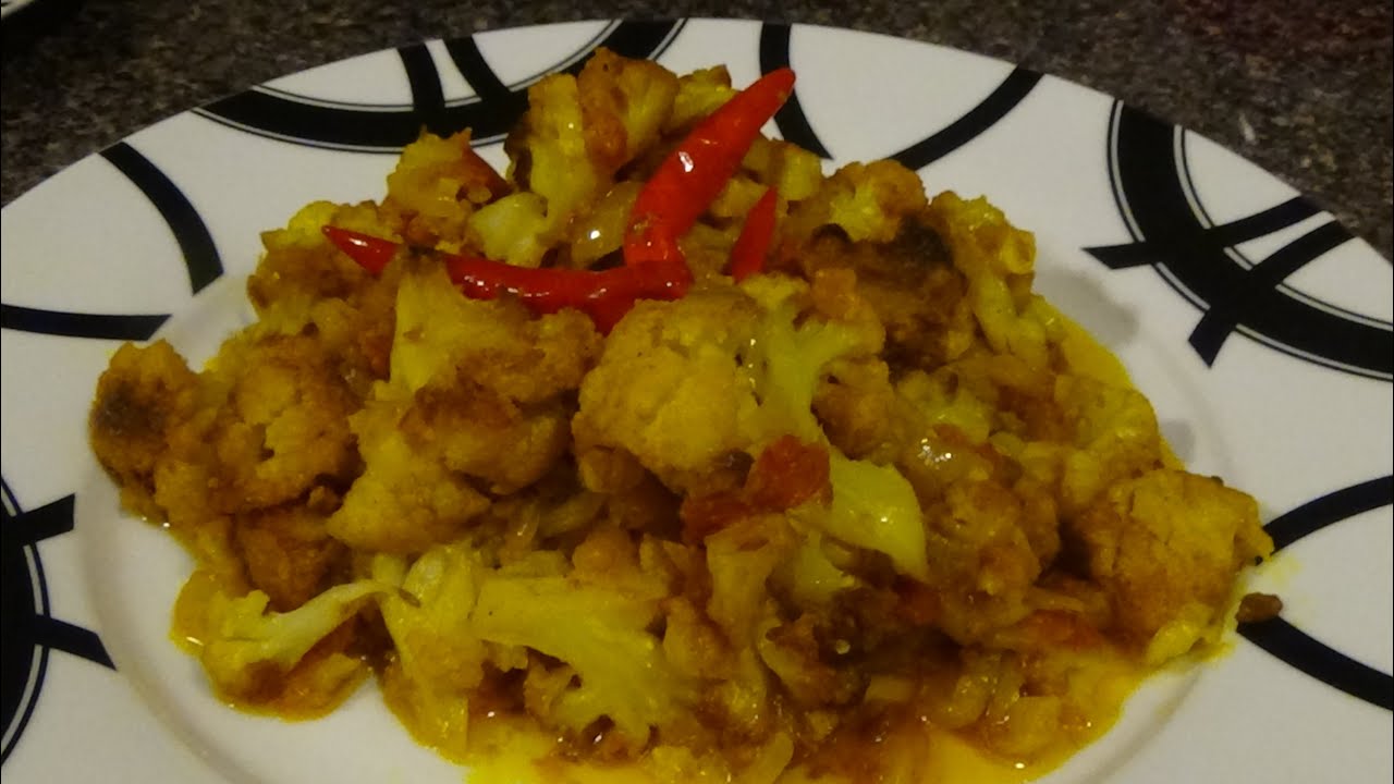 Afghan Cauliflower (Gulpi)  Veggie Dish