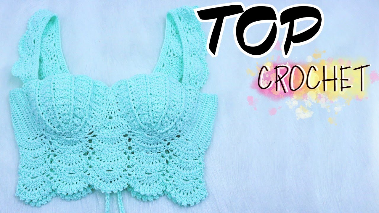 TOP CROCHET ESTILO SIRENA PASO A PASO PARTE 1/2
