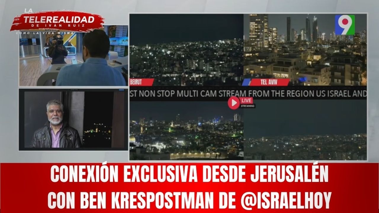 Conexión exclusiva desde Jerusalén con Ben Krespostman de @israelhoy