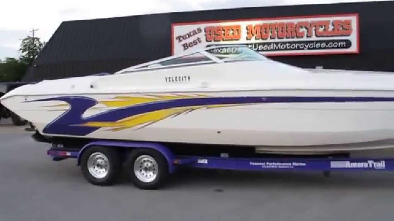 Velocity 290SC, 496 big Block, aluminum Trailer, 204 hours, for sale