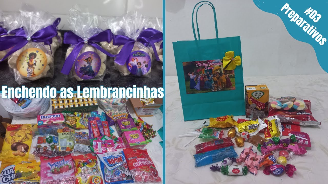 ENCHENDO AS SACOLINHAS SURPRESAS E PERSONALIZADOS | ENCANTO/FAMÍLIA MADRIGAL | 5 ANOS MARIA FERNANDA