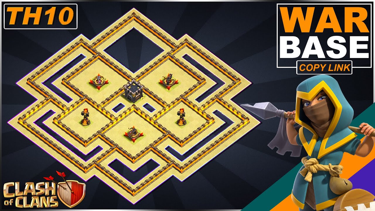 BEST! TH10 War Base 2021 | Town Hall 10 (TH10) War Base COPY LINK - Clash of Clans