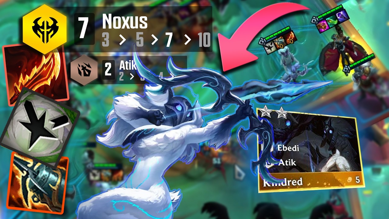 NOXUS KİNDRED OYUN KAZANDIRIR !! BOZGUNCU KİNDRED !! - TFT Taktik Savaşları