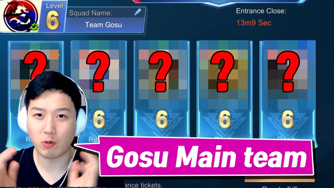 MCL with Official Gosu team line up | Mobile Legends