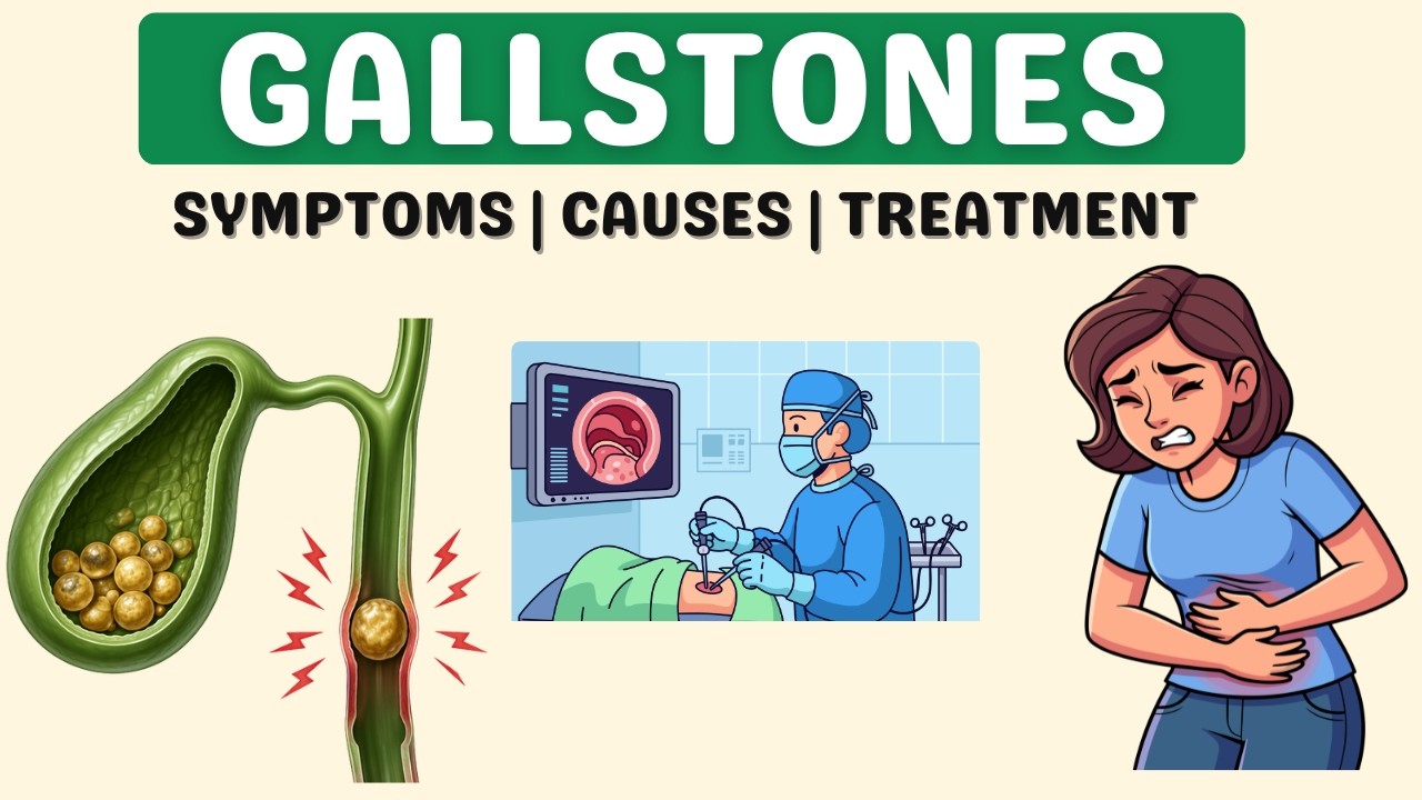 Gallstones (Cholelithiasis): Causes, Symptoms, Prevention and Treatment-Explained Simply.