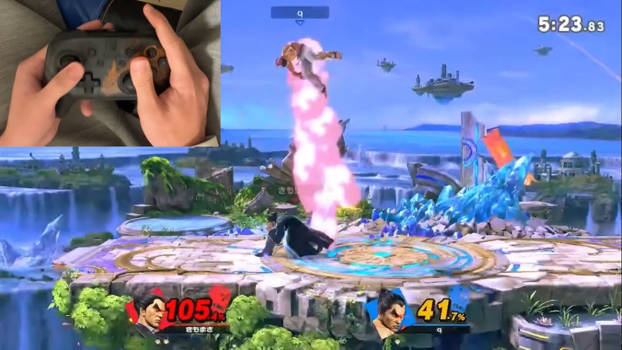【スマブラSP】 風神オートカズヤの手元(配信切り抜き)