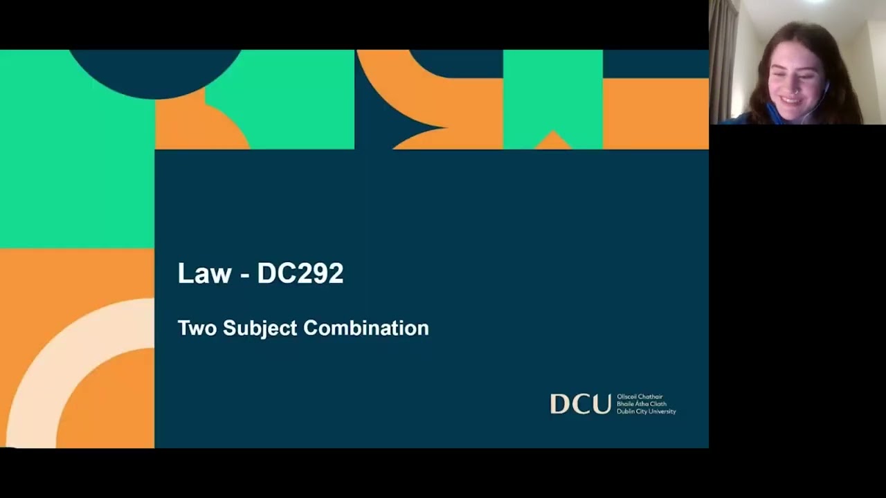 DCU Joint Honours Programme - CAO Virtual Information Evening 2025