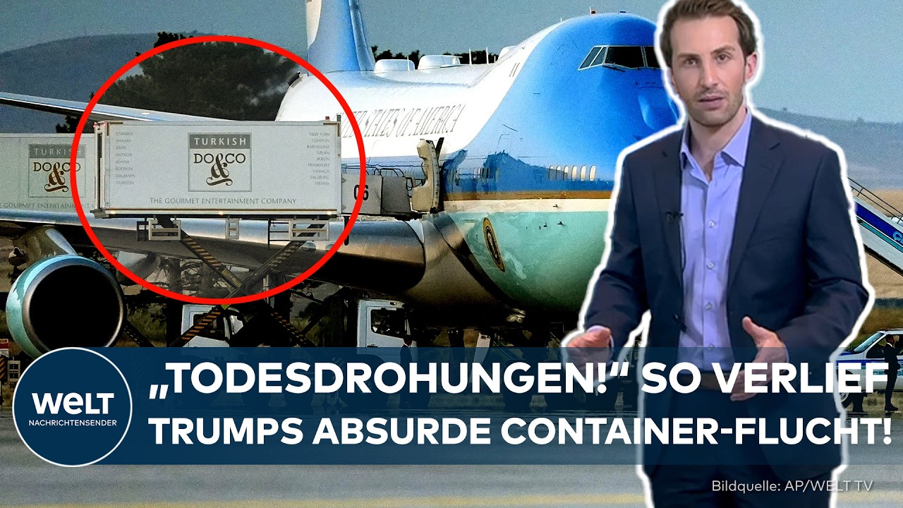 WAHNWITZIGES T&Auml;USCHUNGSMAN&Ouml;VER: So verlief die irre Catering-Container-Flucht von Donald Trump!